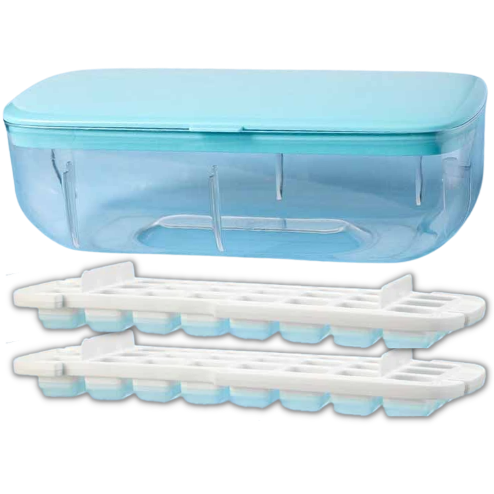 Bac à glaçons en silicone -Bleu/ - Ozerty