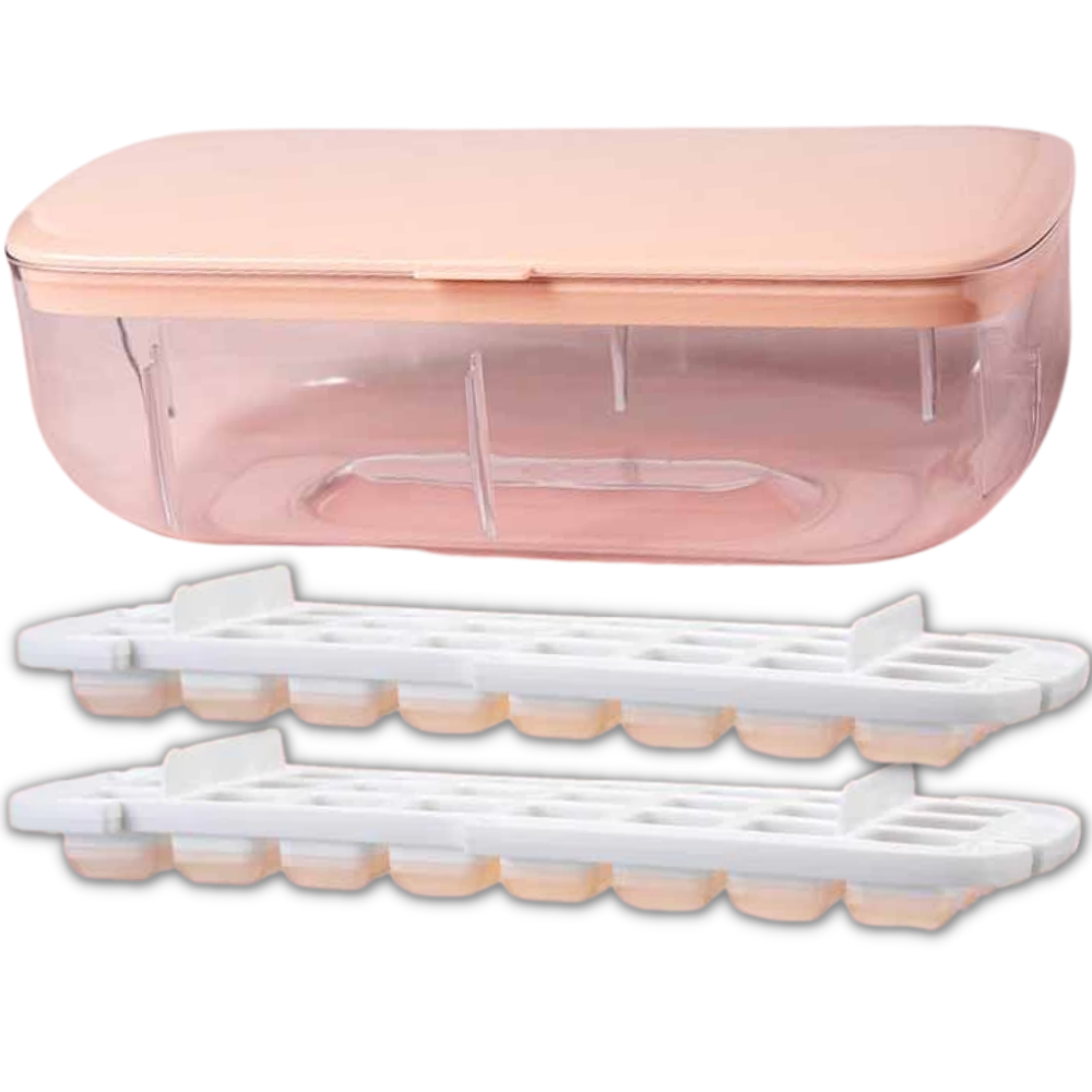Bac à glaçons en silicone -Rose/ - Ozerty