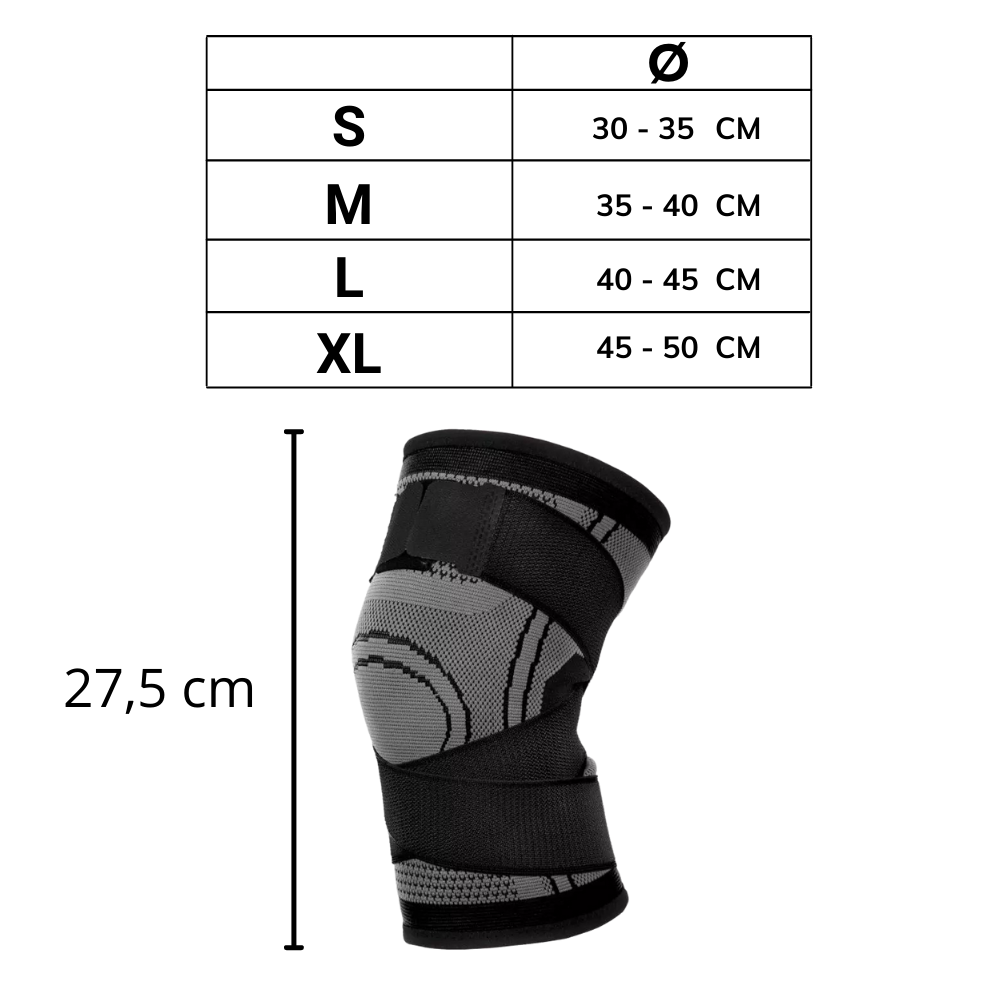 Manchon de compression pour le genou - Ozerty