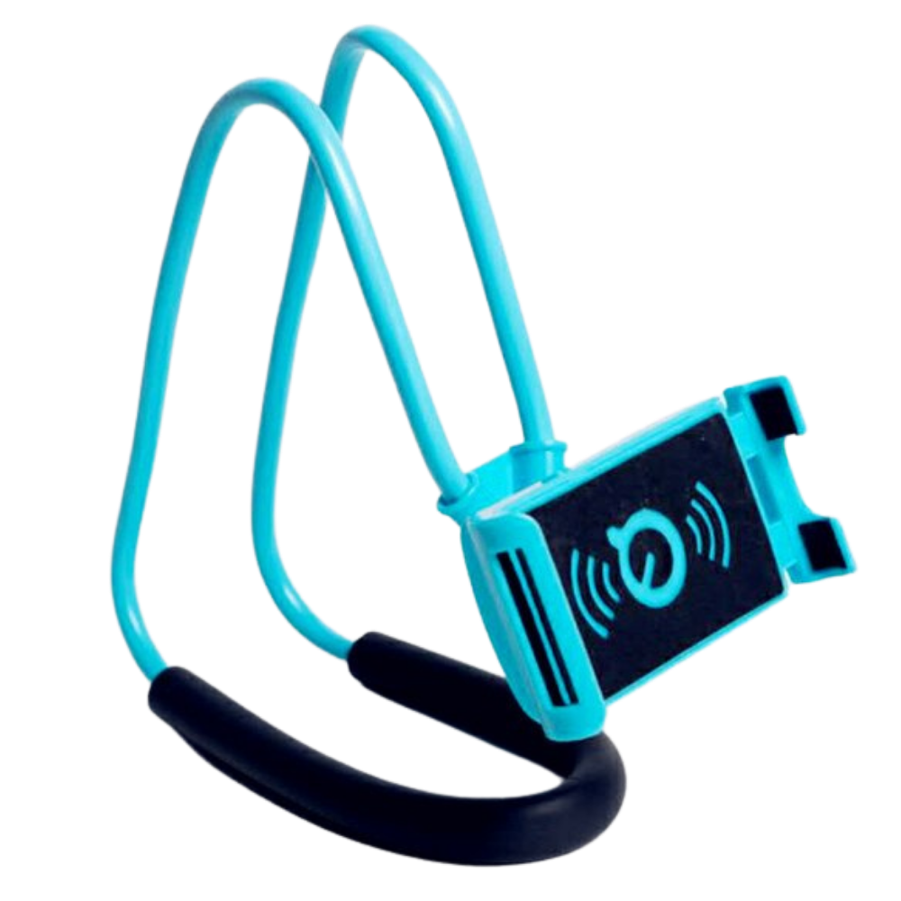 Support de téléphone pour le cou -Bleu/ - Ozerty