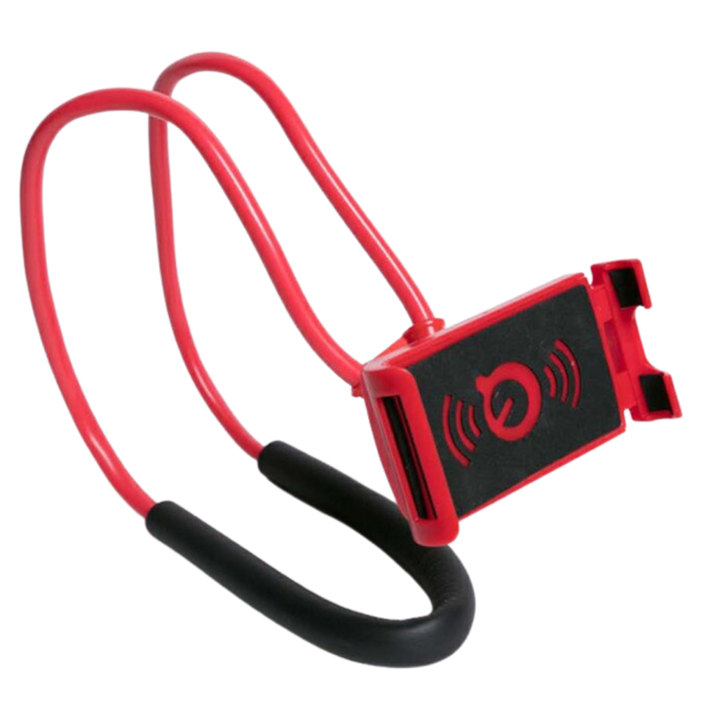 Support de téléphone pour le cou -Rouge/ - Ozerty