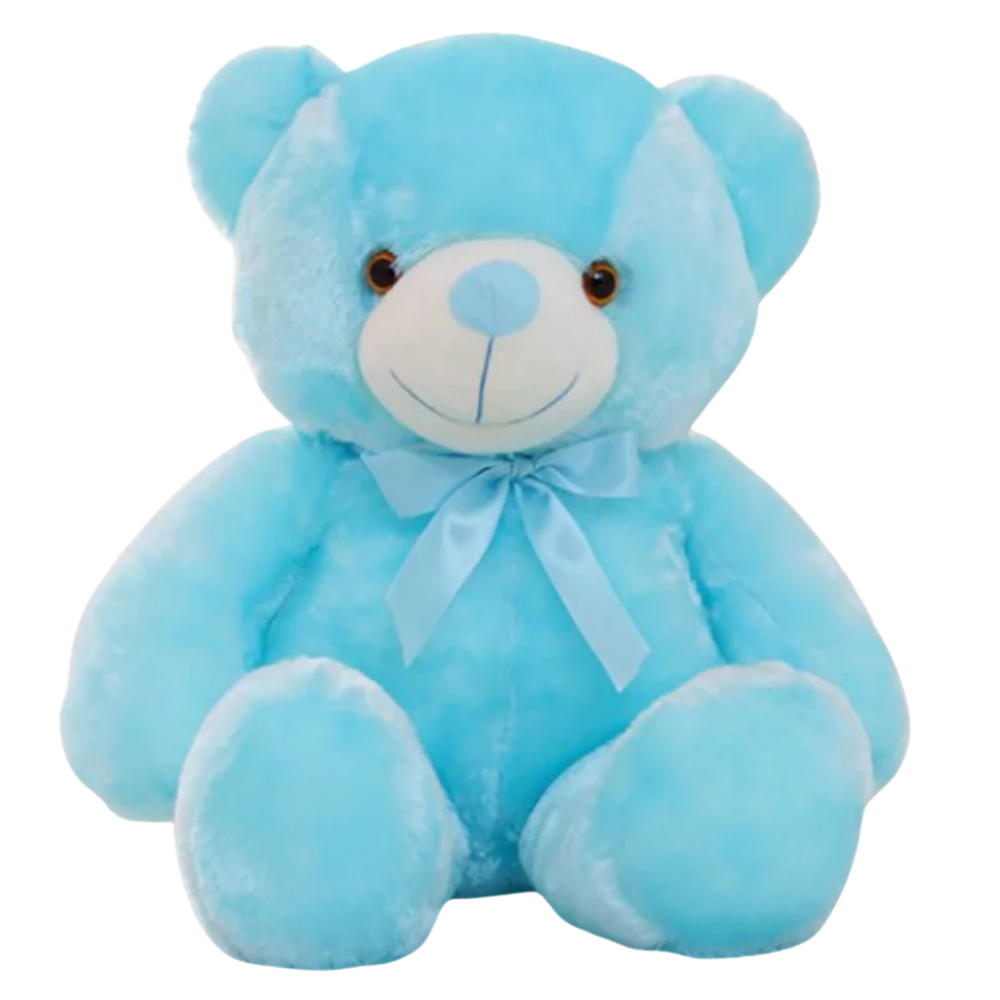Veilleuse ourson en peluche -Bleu/ - Ozerty