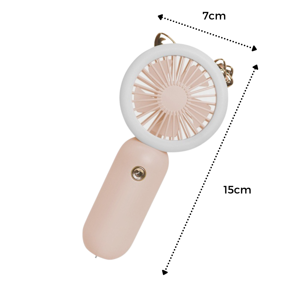 Ventilateur USB de poche avec LED - Ozerty