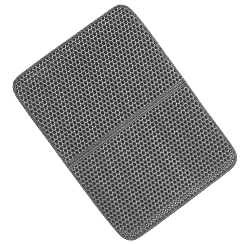 Tapis à litière imperméable pour animaux domestiques -Gris/55x70 - Ozerty