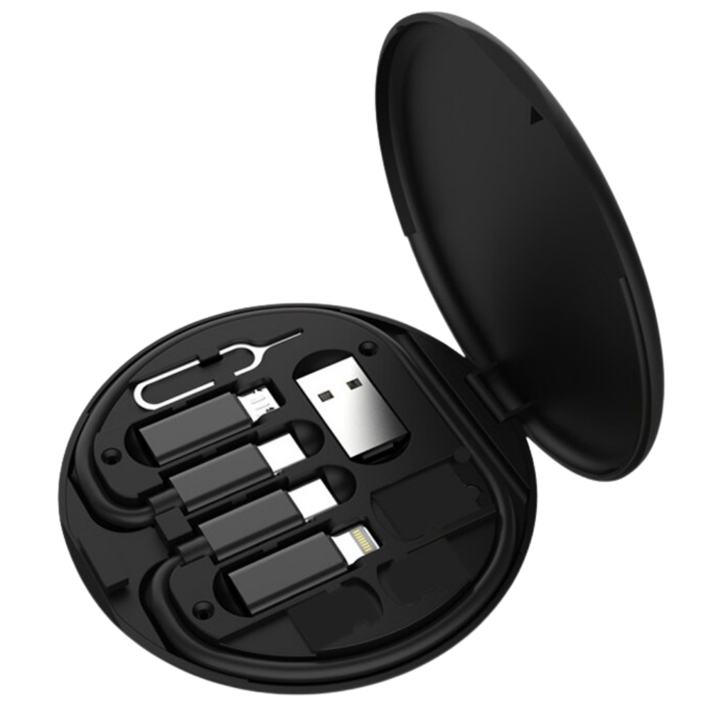 Boîte de rangement multifonctionnelle pour gadgets -Noir/ - Ozerty