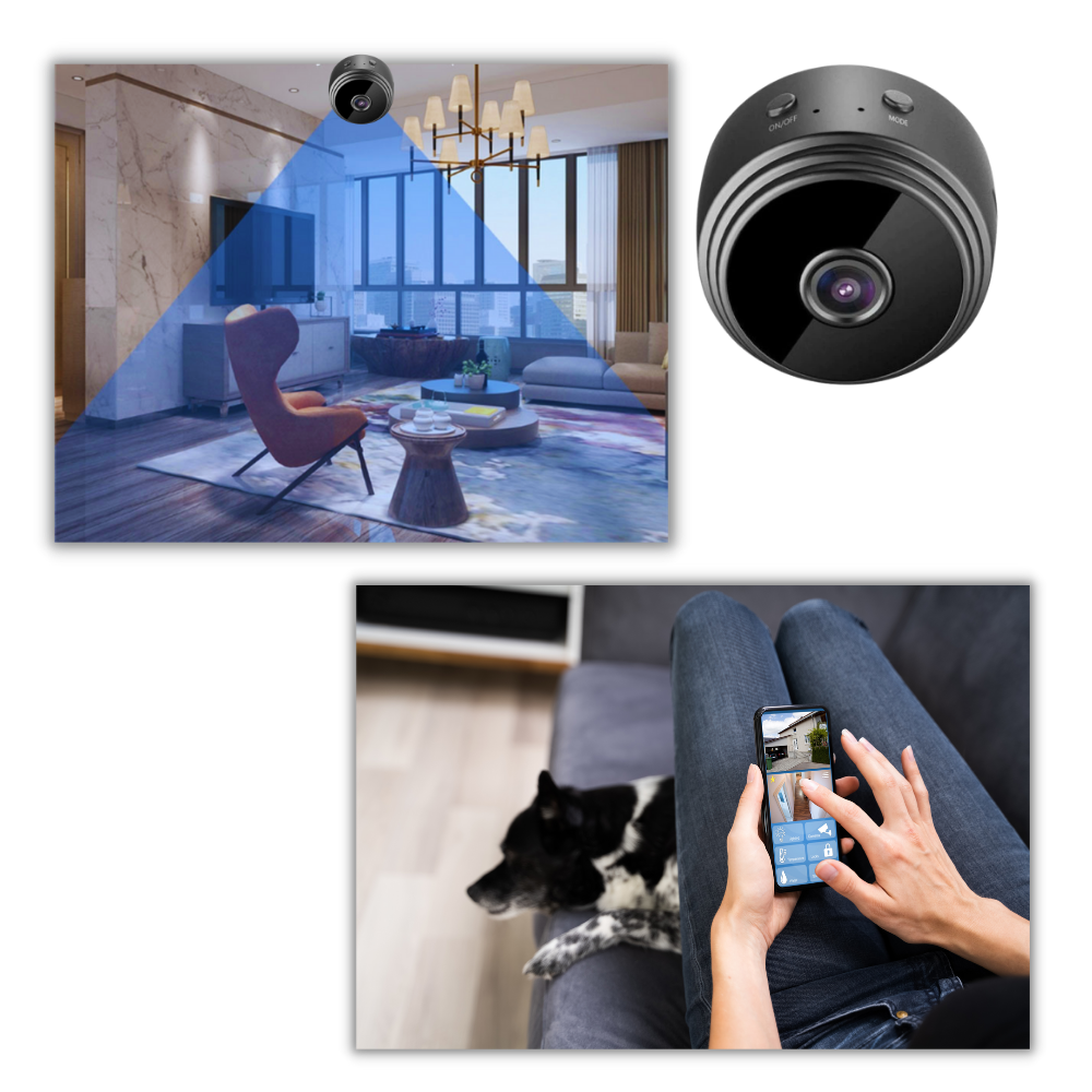 Mini caméra de surveillance sans fil - Ozerty