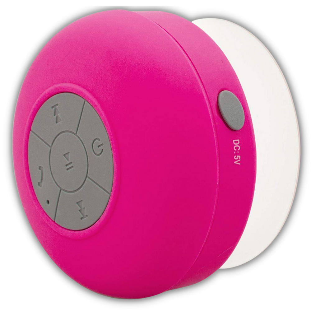 Mini haut-parleur Bluetooth étanche -Rose/ - Ozerty