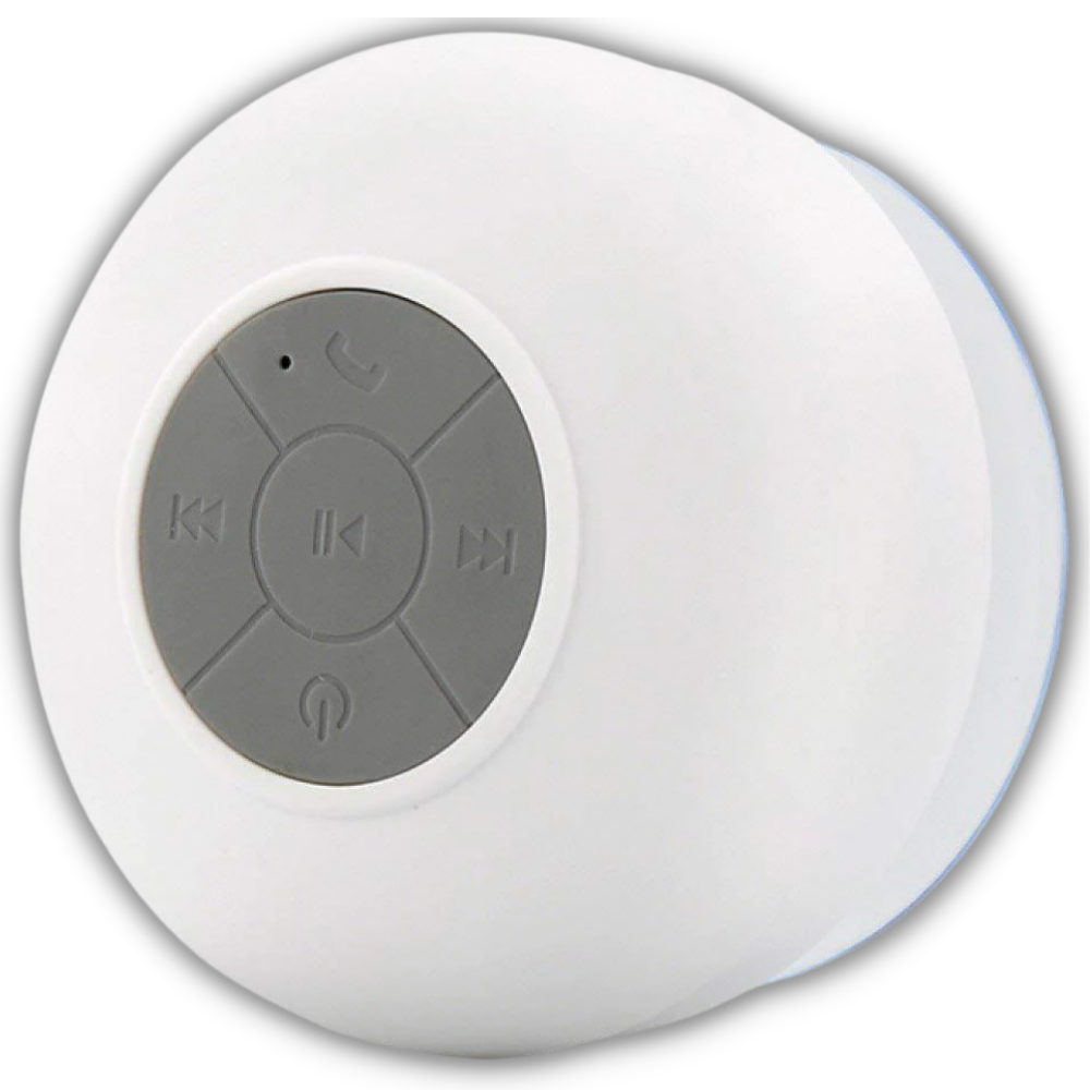 Mini haut-parleur Bluetooth étanche -Blanc/ - Ozerty