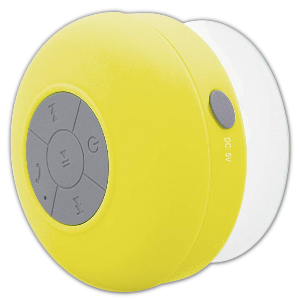Mini haut-parleur Bluetooth étanche -Jaune/ - Ozerty