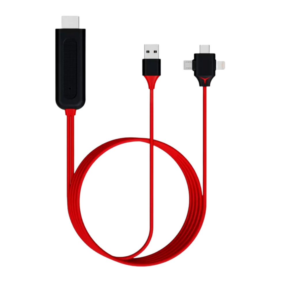 Câble adaptateur HDMI pour téléphones et tablettes - Ozerty