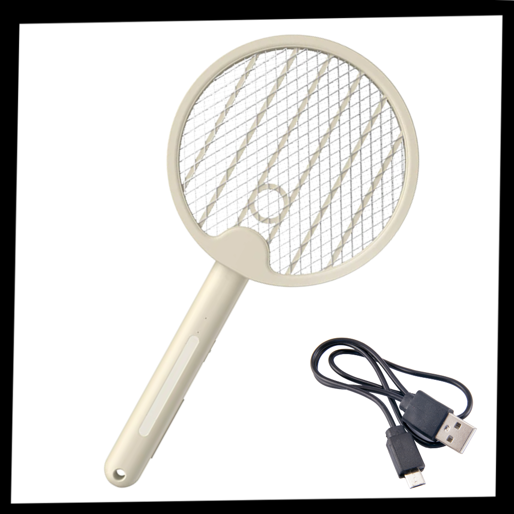Raquette anti-moustique pliable 2-en-1 - Ozerty