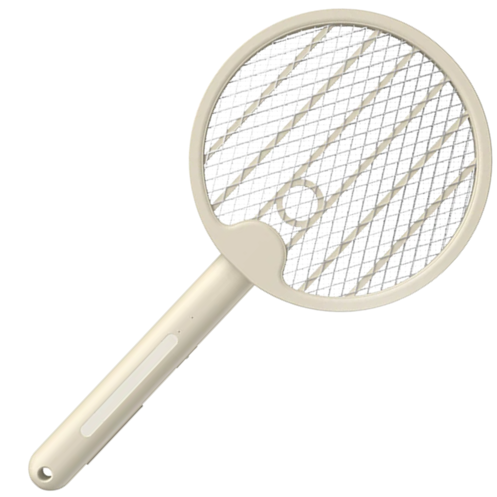 Raquette anti-moustique pliable 2-en-1 -Blanc/ - Ozerty
