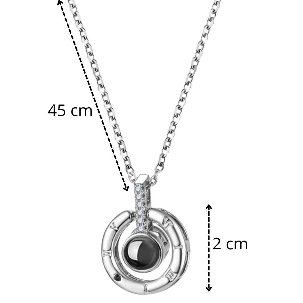 Collier Je t'aime en 100 langues - Ozerty
