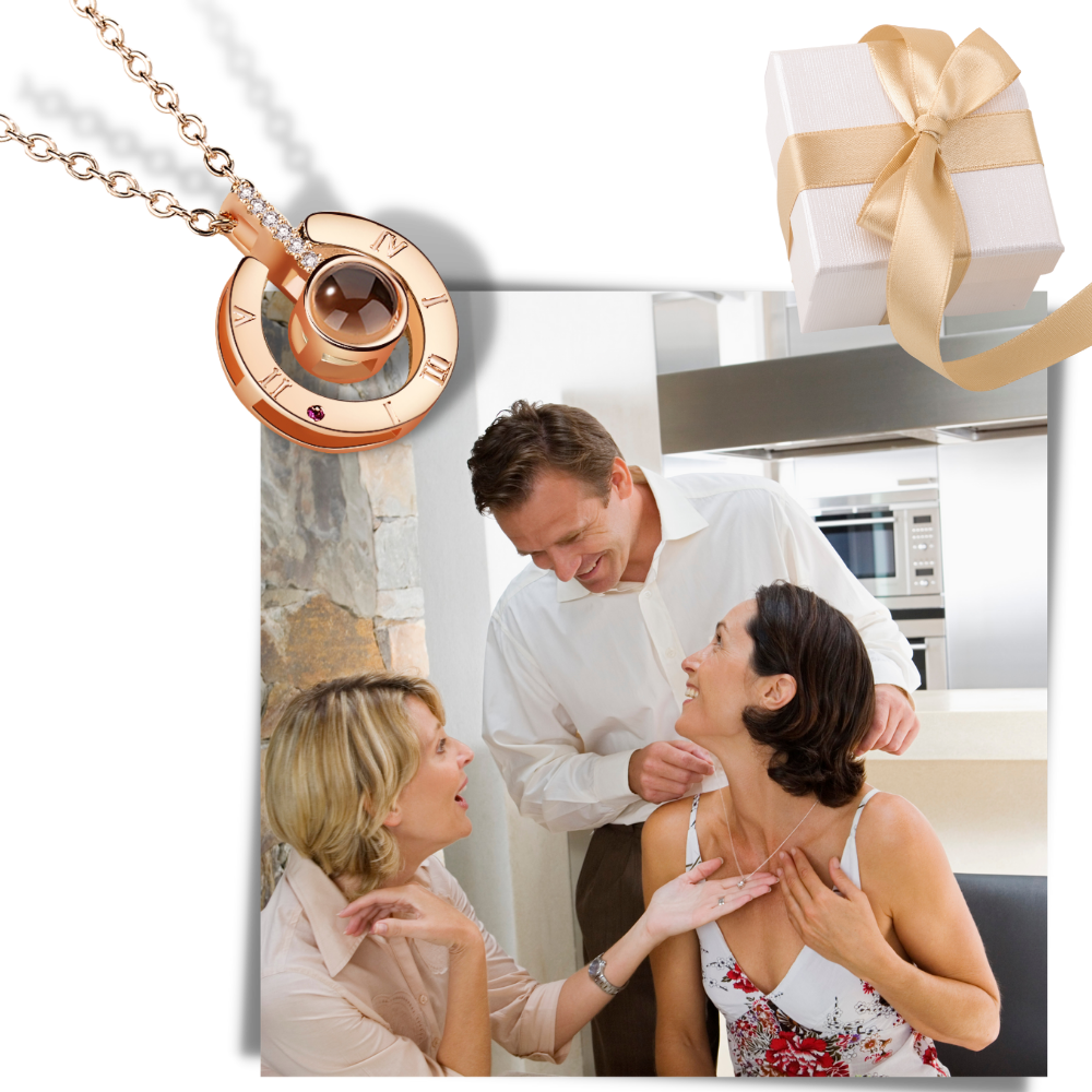 Collier Je t'aime en 100 langues - Ozerty