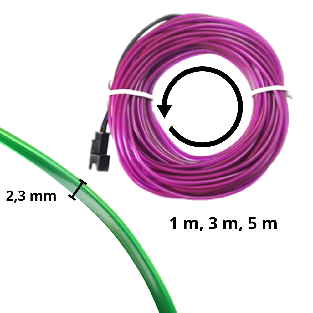Fil LED néon coloré - Ozerty