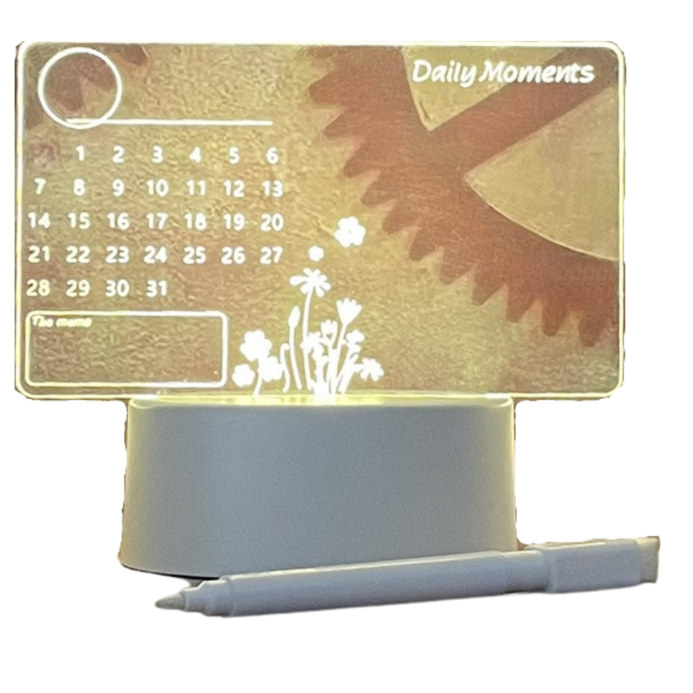 Tableau d'affichage LED avec stylo -Calendrier/ - Ozerty