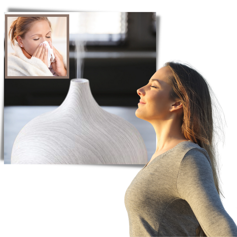 Diffuseur d'huiles essentielles et humidificateur - Ozerty