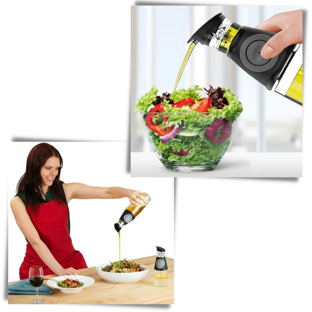 Bouteille distributrice d'huile de cuisine - Ozerty