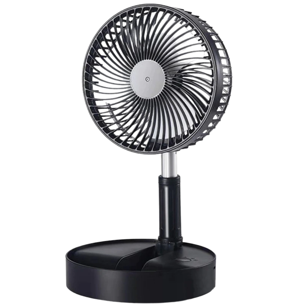 Ventilateur USB portable et pliable -Noir/ - Ozerty