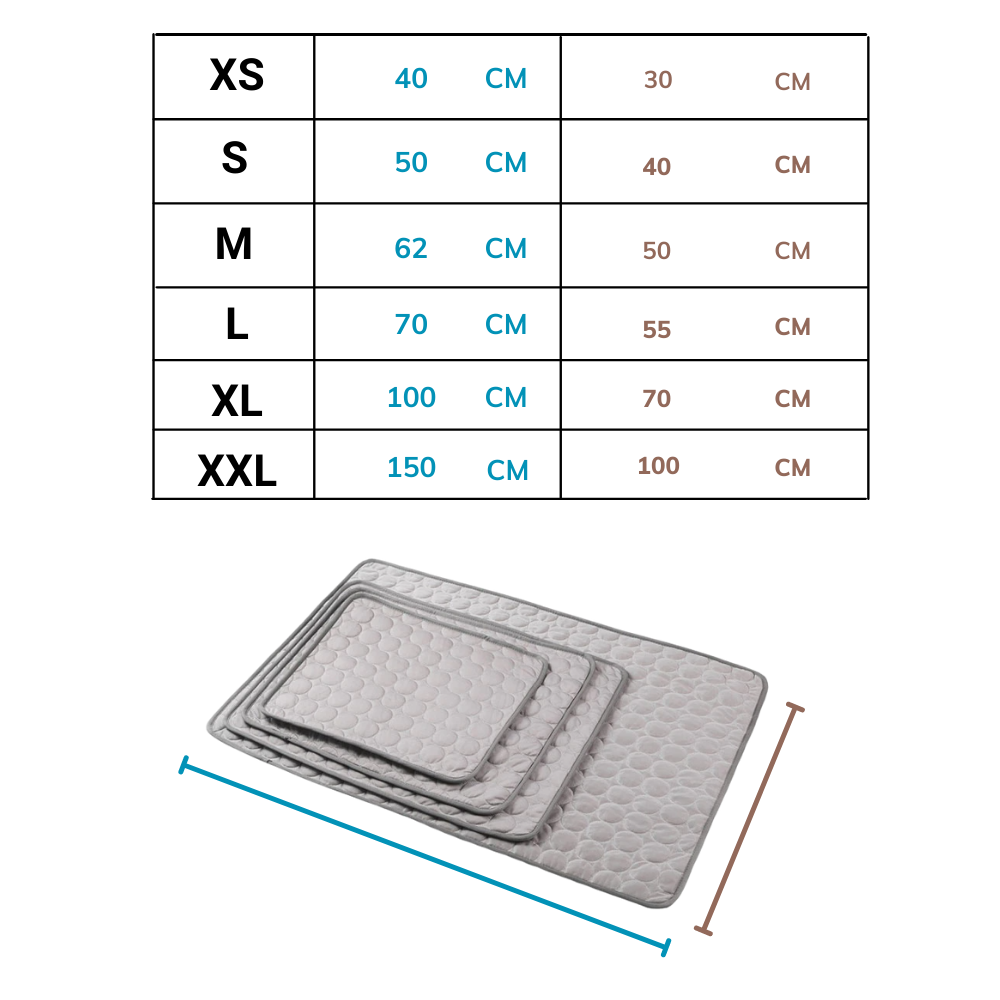 Tapis réfrigérant pour animaux de compagnie - Ozerty