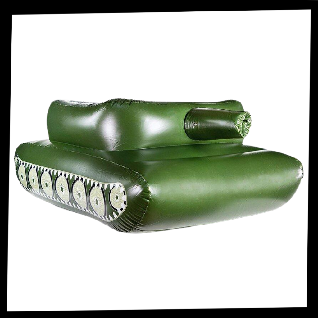 Char d'assaut gonflable pour piscine - Ozerty