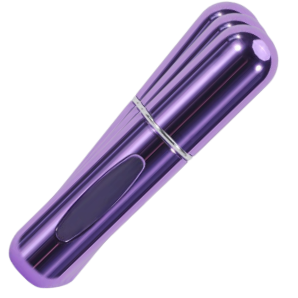 Lot de 3 mini-flacons de parfum rechargeables -Violet vif/ - Ozerty