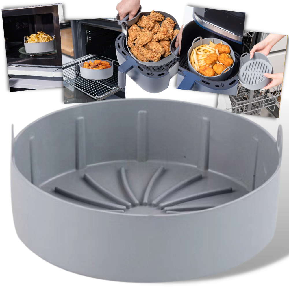 Poêle en silicone réutilisable pour friteuse à air - Ozerty