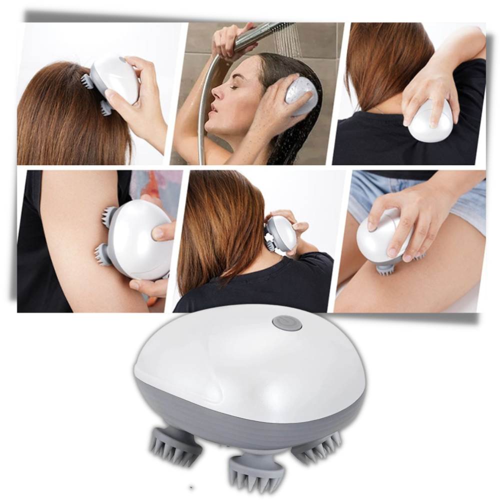 Masseur vibrant pour le cuir chevelu - Ozerty