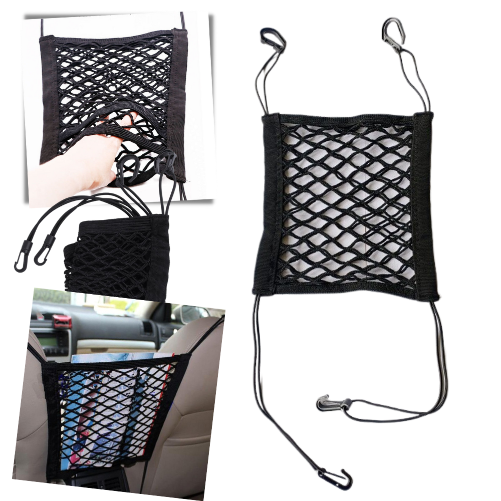 Filet élastique de rangement et d'organisation pour voitures - Ozerty