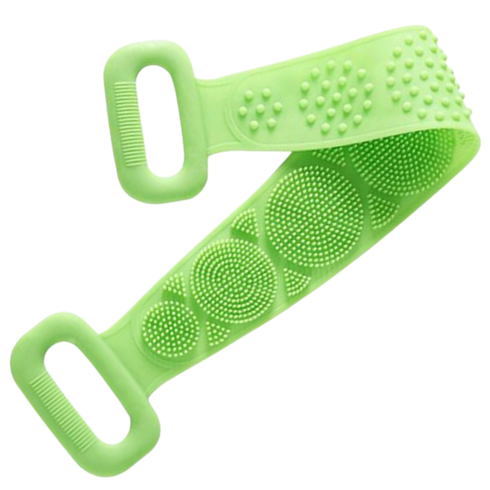 Exfoliant en silicone extensible pour le corps -Vert/ - Ozerty