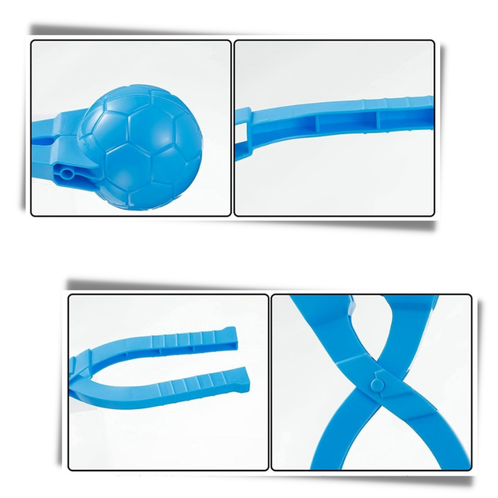Lot de 4 kits de fabrication de boules de neige - Ozerty