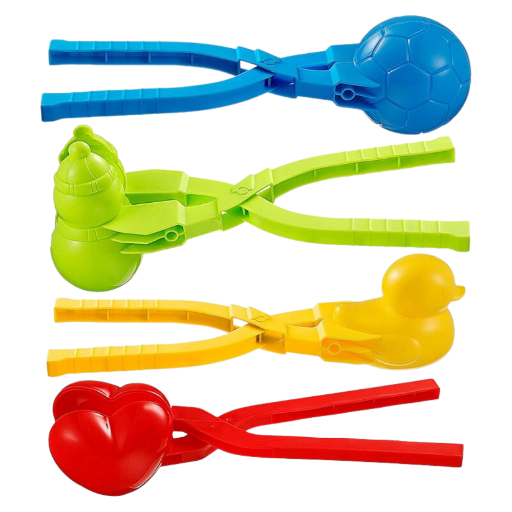 Lot de 4 kits de fabrication de boules de neige - Ozerty