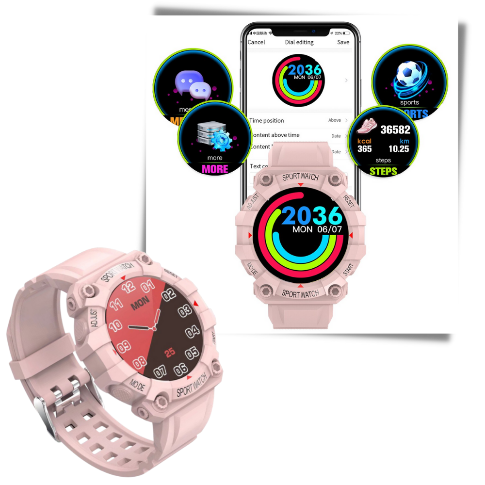 Montre sportive intelligente - Ozerty