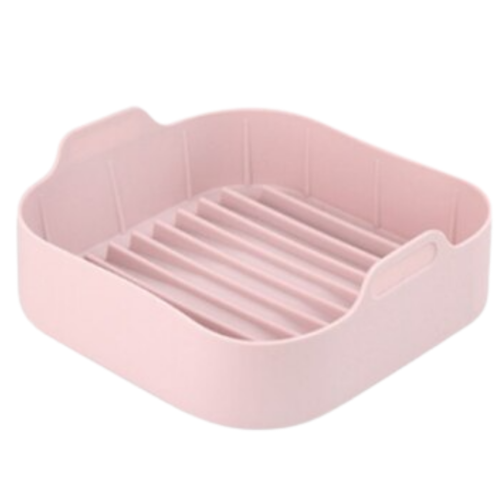 Poêle carré en silicone écologique -Rose/ - Ozerty