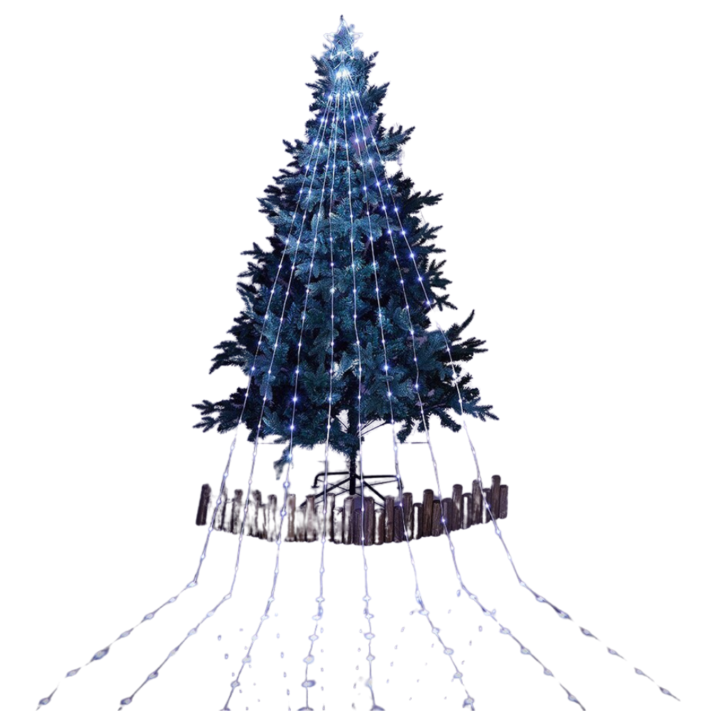 Lumières de Noël en cascade -Blanc/ - Ozerty
