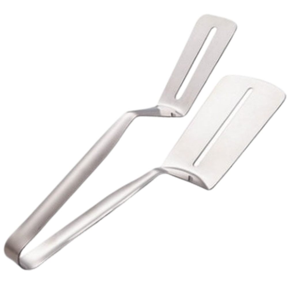 Spatule et pinces en acier inoxydable - Ozerty