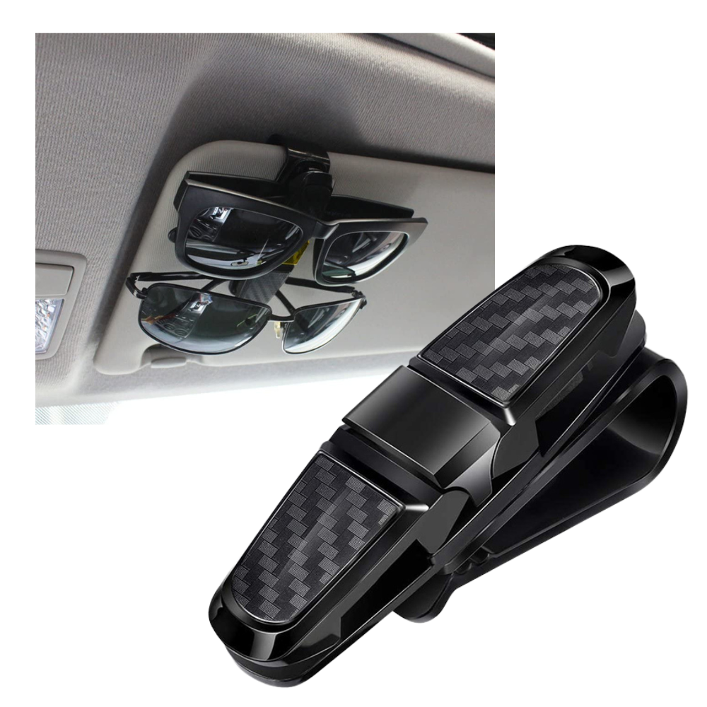 Porte-lunettes de soleil pour pare-soleil de voiture - Ozerty