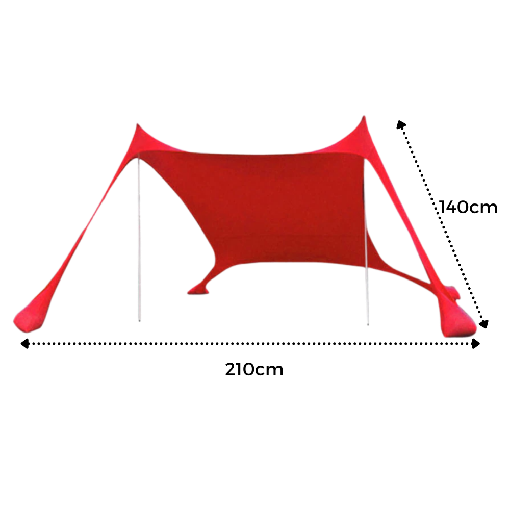 Tente d'ombrage légère pour la plage - Ozerty