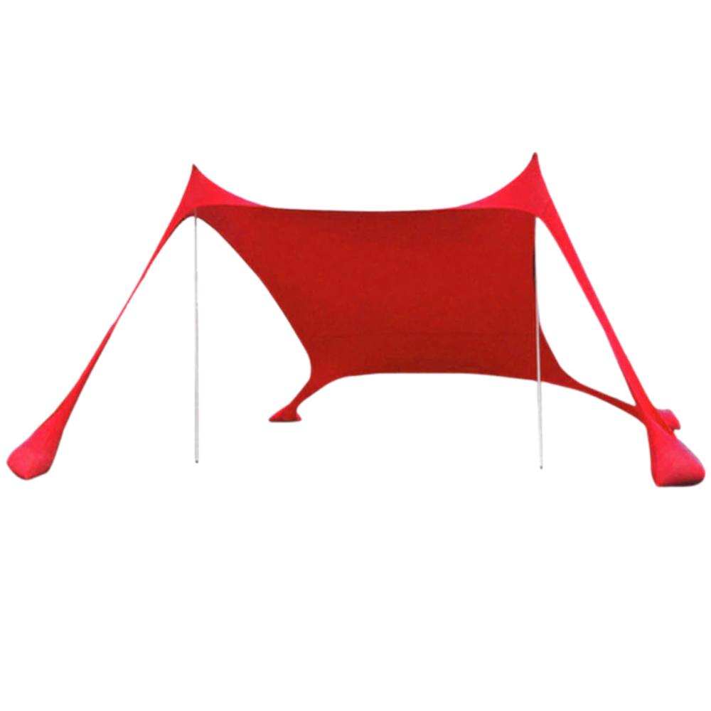 Tente d'ombrage légère pour la plage -Rouge/ - Ozerty