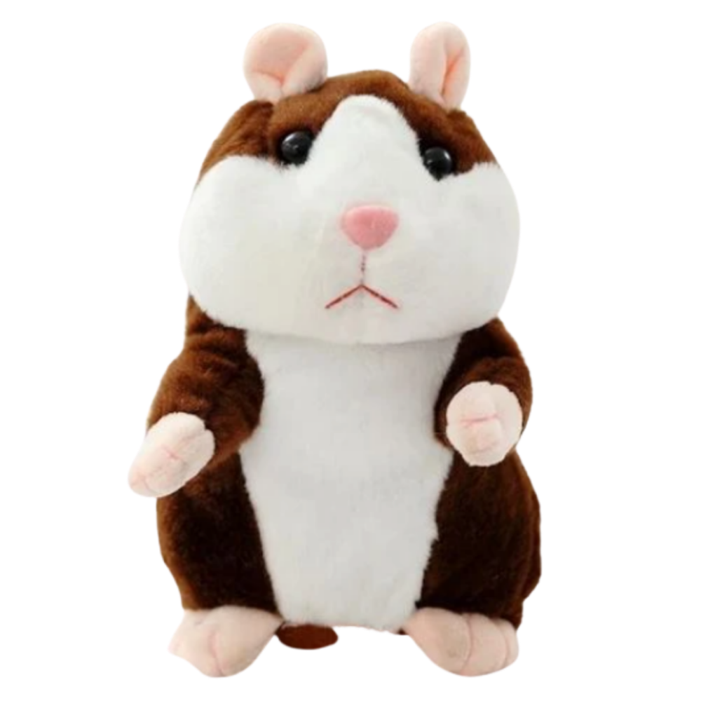 Hamster parlant en peluche -Marron foncé/ - Ozerty