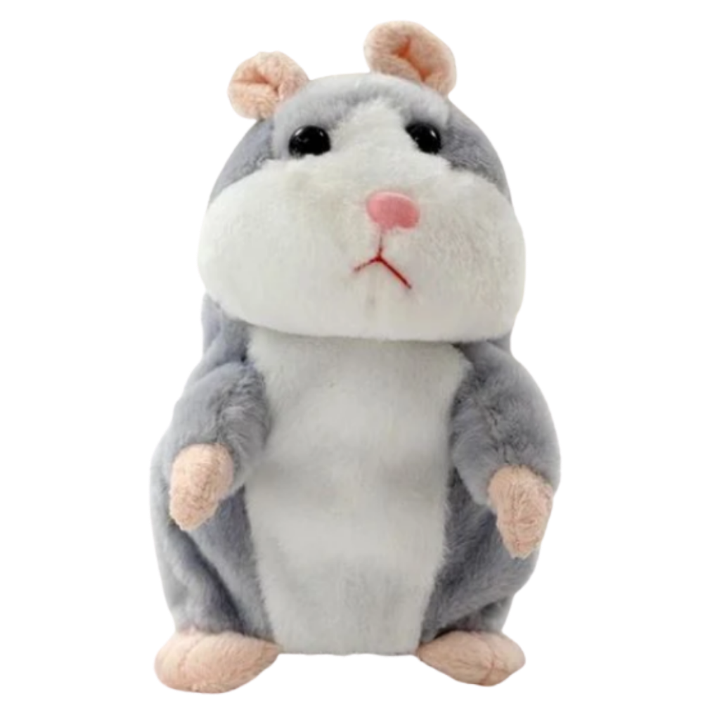Hamster parlant en peluche -Gris/ - Ozerty