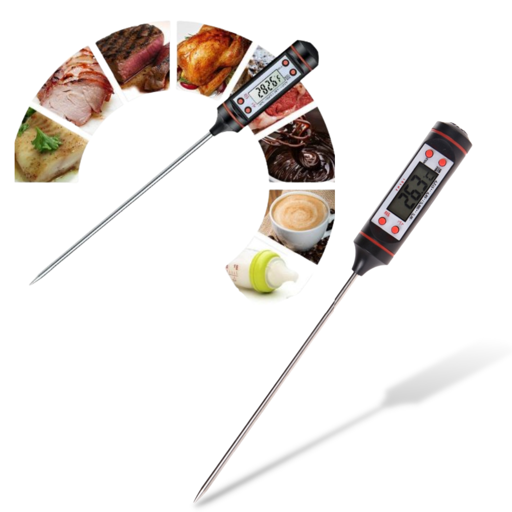 Thermomètre à sonde de cuisson numérique - Ozerty
