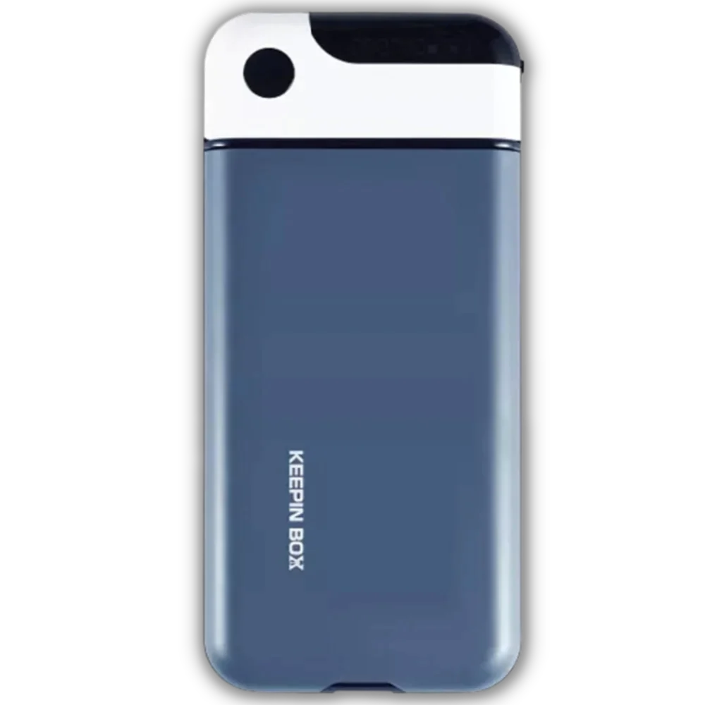 Boîte de verrouillage pour smartphone -Bleu/ - Ozerty