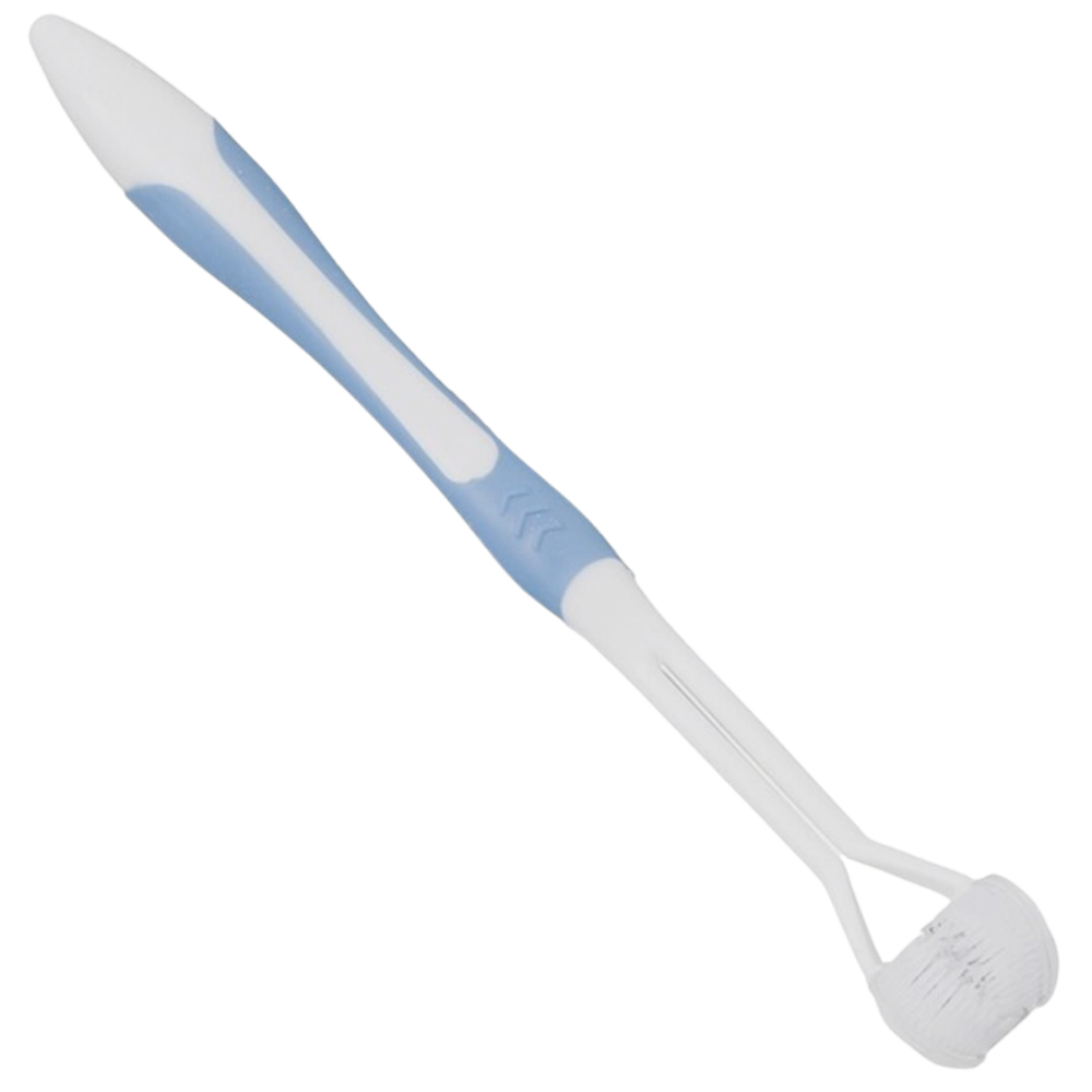 Brosse à dents à trois faces pour adultes et enfants -Bleu/ - Ozerty