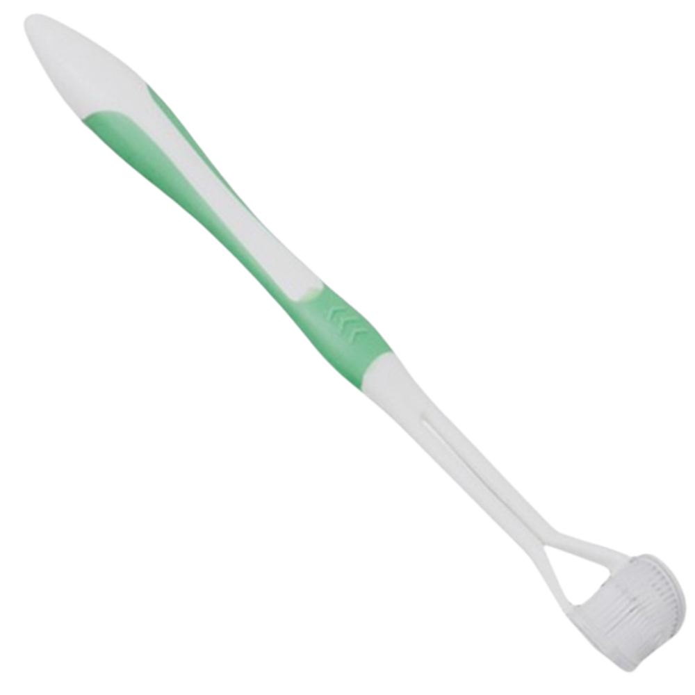 Brosse à dents à trois faces pour adultes et enfants -Vert/ - Ozerty