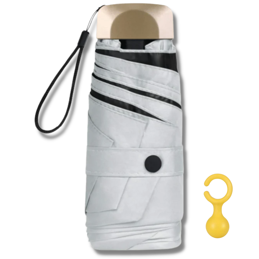 Parapluie de poche avec protection UV -Gris/ - Ozerty
