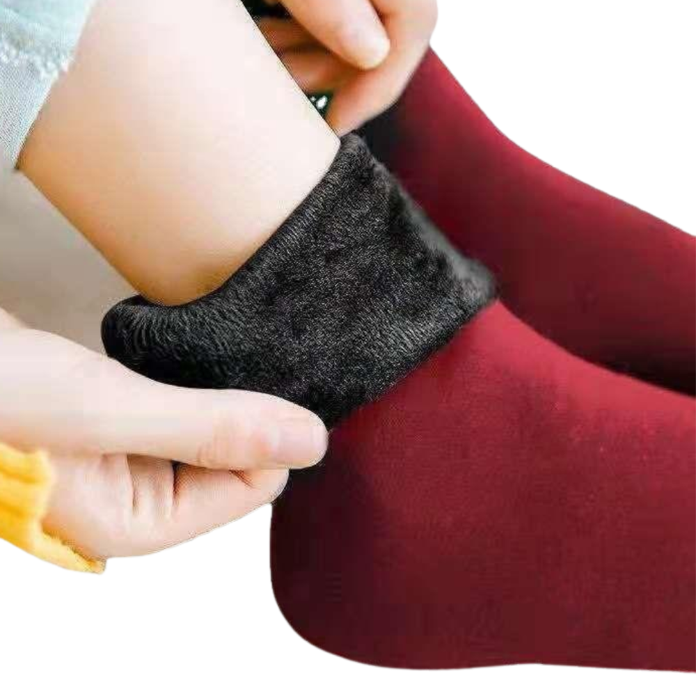 Chaussettes thermiques (3 paires) -Rouge/ - Ozerty