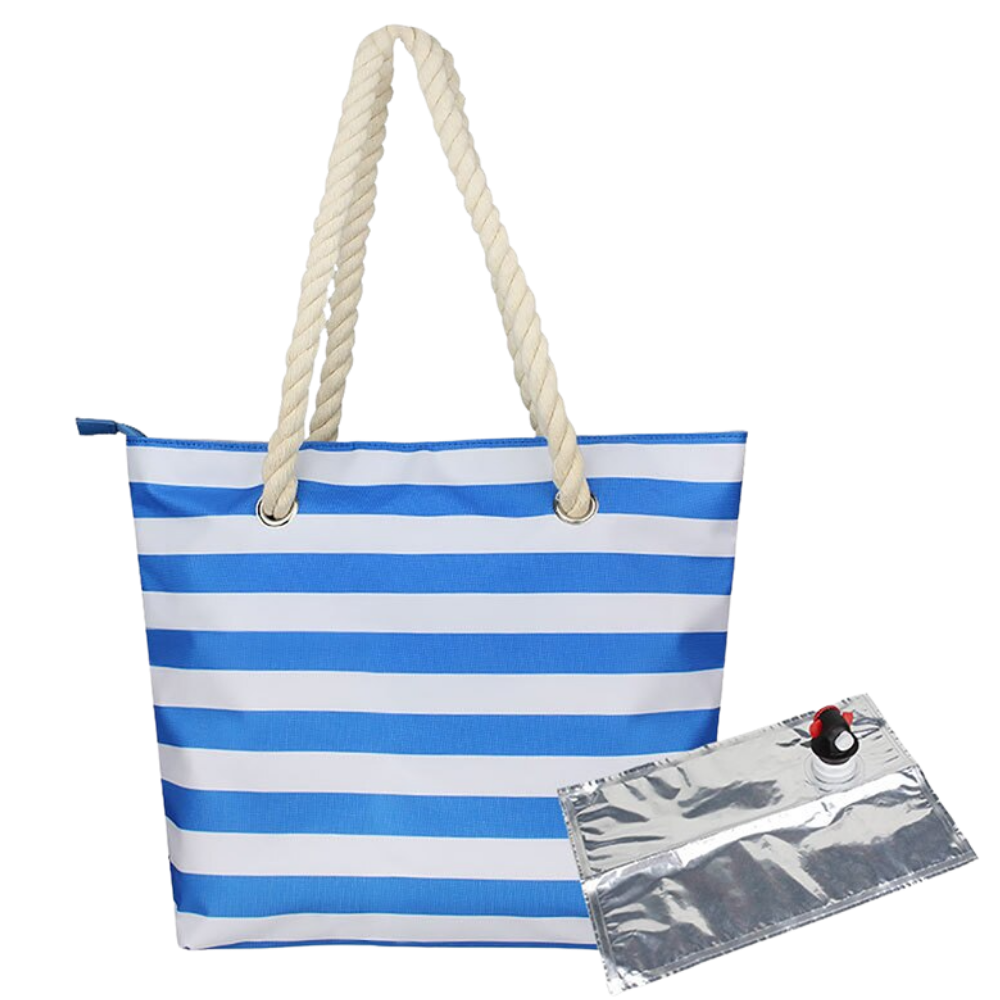 Sac à vin de plage -Bleu/ - Ozerty