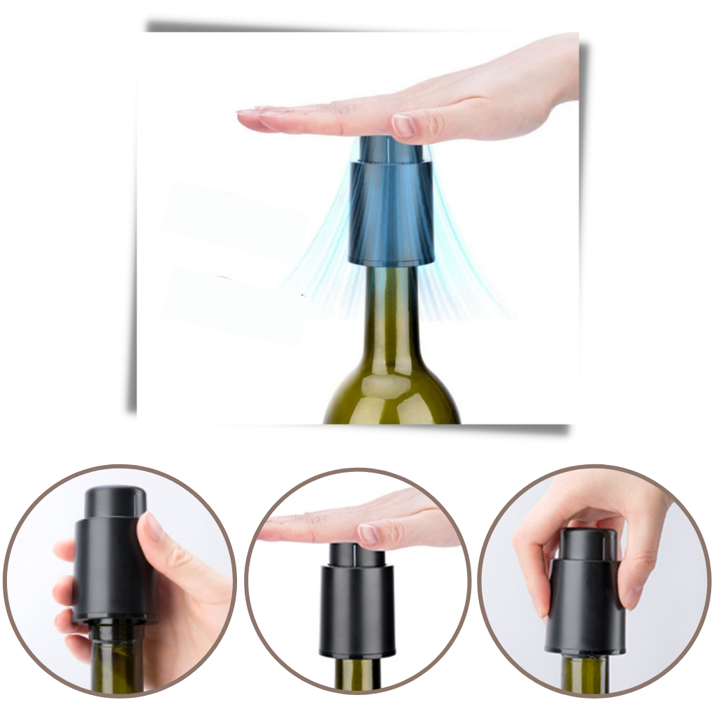 Bouchon vide d'air pour bouteilles de vin - Ozerty