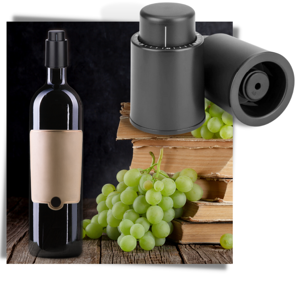 Bouchon vide d'air pour bouteilles de vin - Ozerty